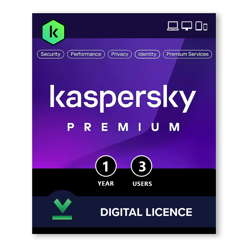 SOFTWARE KASPERSKY PREMIUM 3 PC